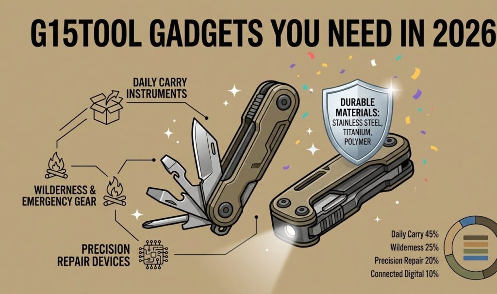 G15Tool Gadgets You Need In 2026 G15Tool gadgets guide covering multi-purpose EDC tool categories, construction materials, selection criteria, maintenance tips, and comparisons with alternatives.