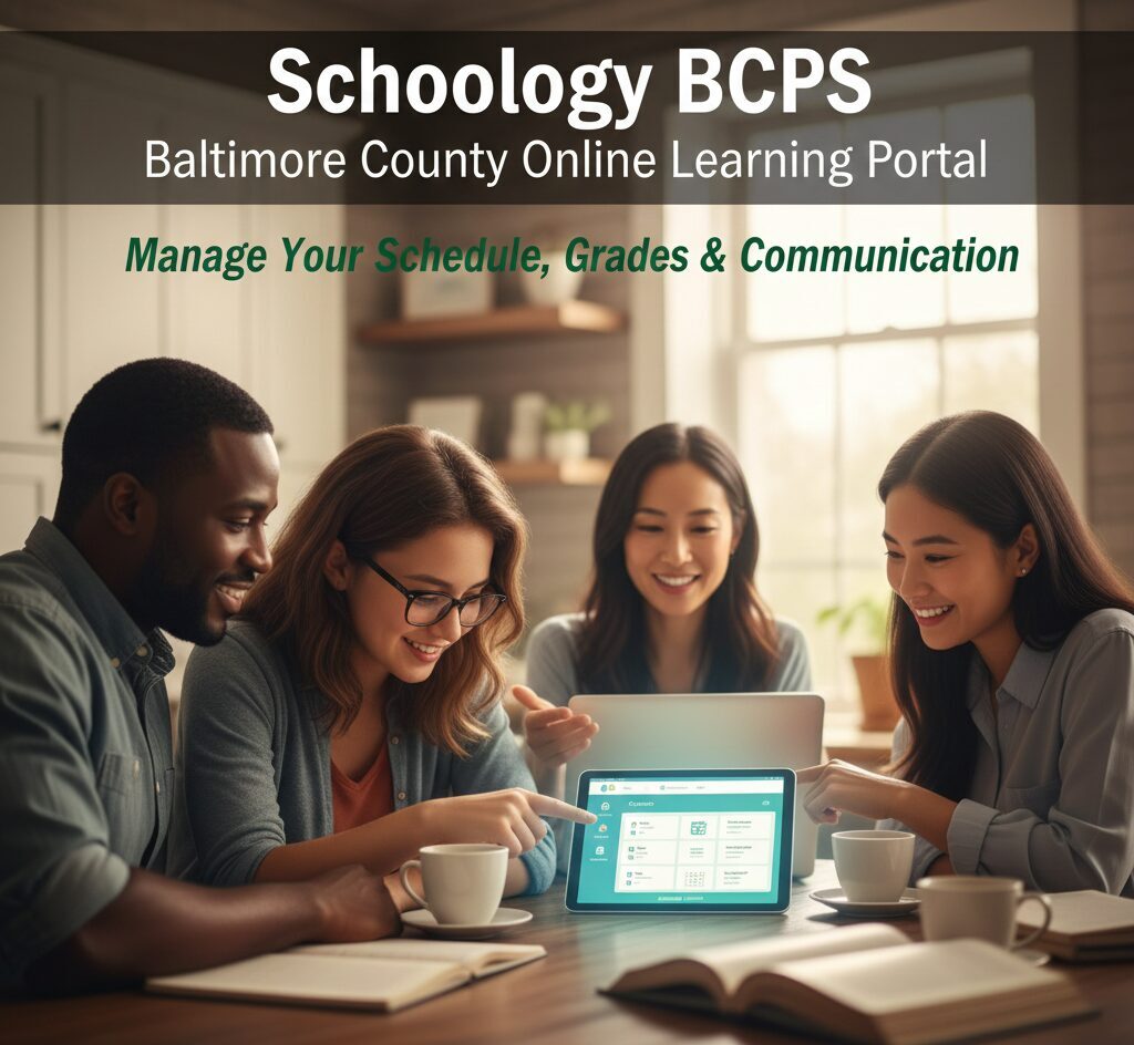 Guide to Schoology BCPS learning portal covering student login, parent access, mobile app setup, and K-12 LMS market data.