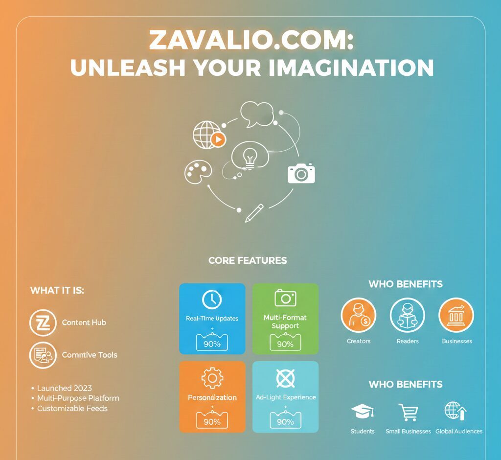 Zavalio.com Tools and Services Explained Zavalio.com content platform with 2.4M monthly users, feature satisfaction ratings, creator monetization options, and technology stack overview.