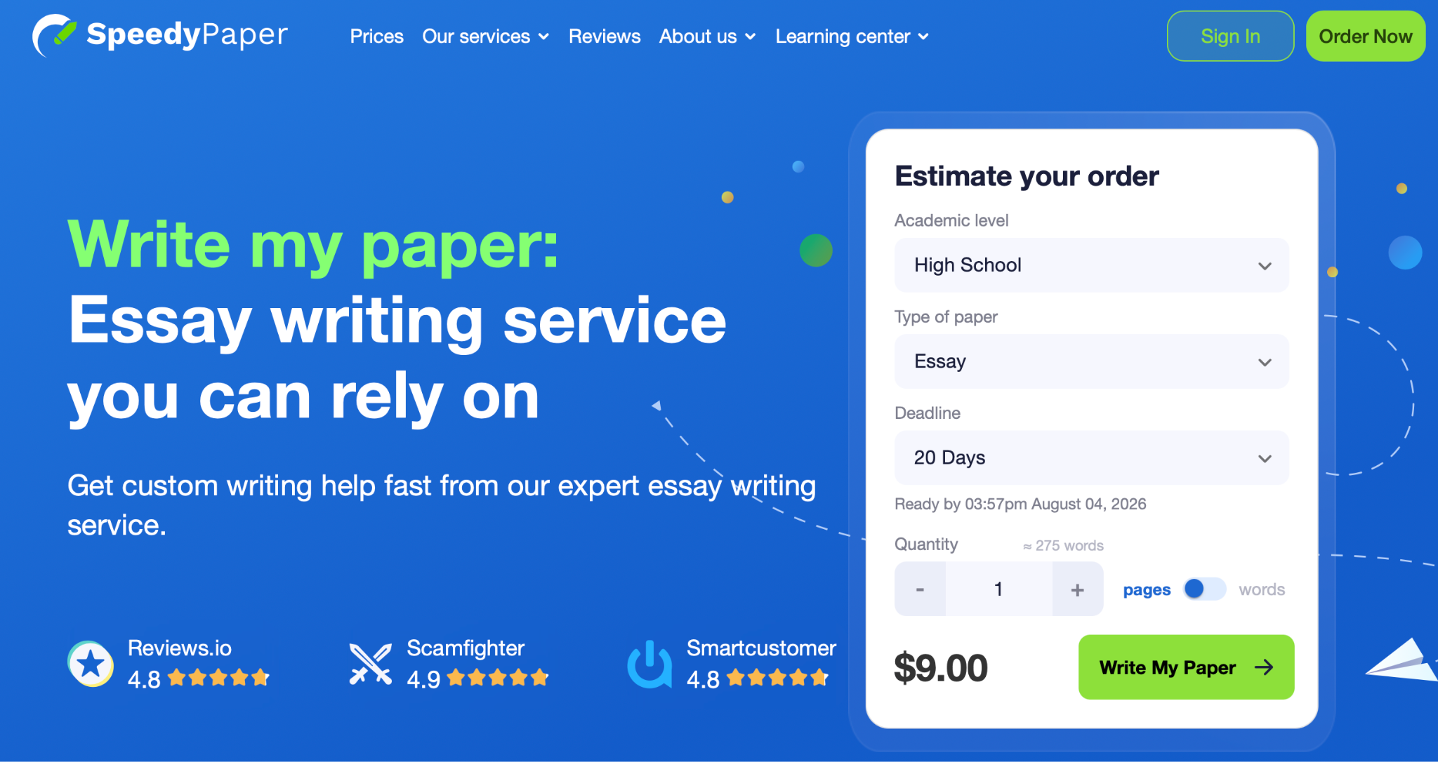 Speedypaper Review - Getting Complicated Assignments Done by Experts