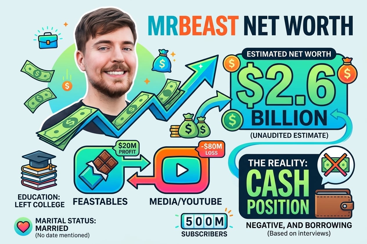 Mr. Beast Net Worth 2026 [Investments, Income And Lifestyle]