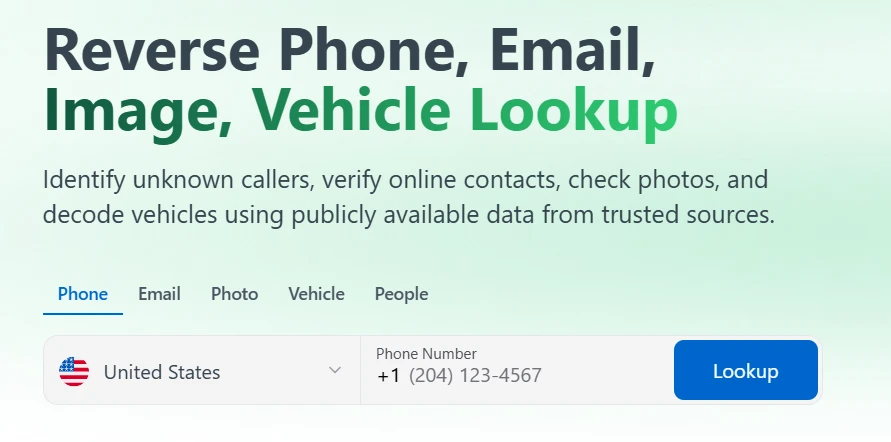 Phone Lookup
